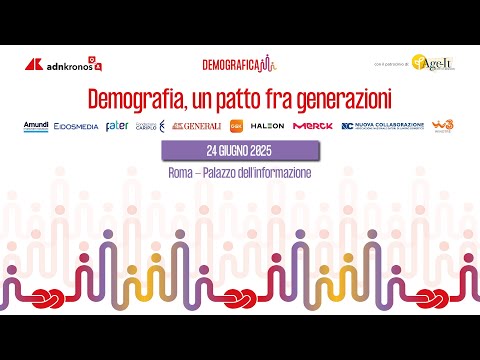 “Demografia, un patto fra generazioni” – Evento Adnkronos 24 giugno