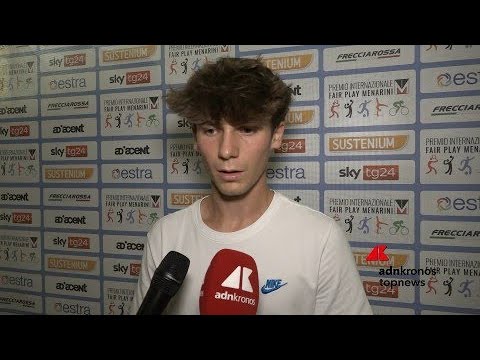 Fair Play Menarini, Mazzoni: “Cerco di dare il massimo sempre, nello sport e nella vita”
