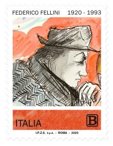 Filatelia. Un francobollo a Federico Fellini