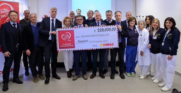 Gaslini Genova. Conad dona 228mila euro, convegno su neuroblastoma in corso