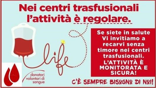 Coronavirus Asl2 Savona ha organizzato un “Percorso sicuro” per i donatori sangue