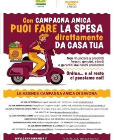 #iorestoacasa Campagna Amica Liguria: servizio a domicilio agricolo