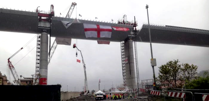 Genova Il Ponte sul Polcevera è tornato ad unirsi