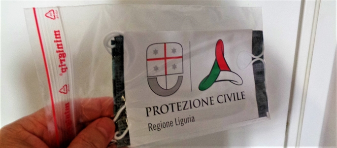 Liguria Seconda distribuzione di mascherine gratuite, da domani altre 500mila nelle farmacie