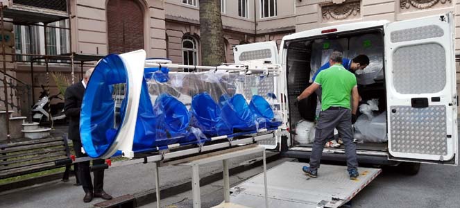 Donazione dal Rotary al San Martino: termo scanner, barella alto biocontenimento, Covid Triage Unit