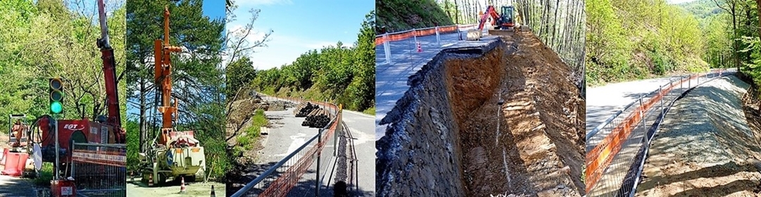 Sassello – Urbe numerosi cantieri in corso sulla strada provinciale 49