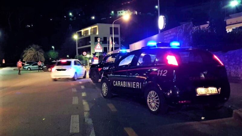 Movida da Spotorno a Varazze, otto pattuglie dei Carabinieri hanno controllato 160 persone, sanzioni…
