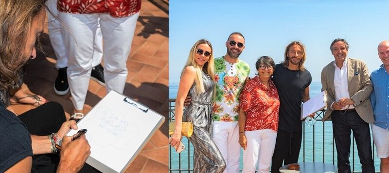 Bob Sinclar firma la piastrella sul Muretto di Alassio e stasera esibizione alle Vele