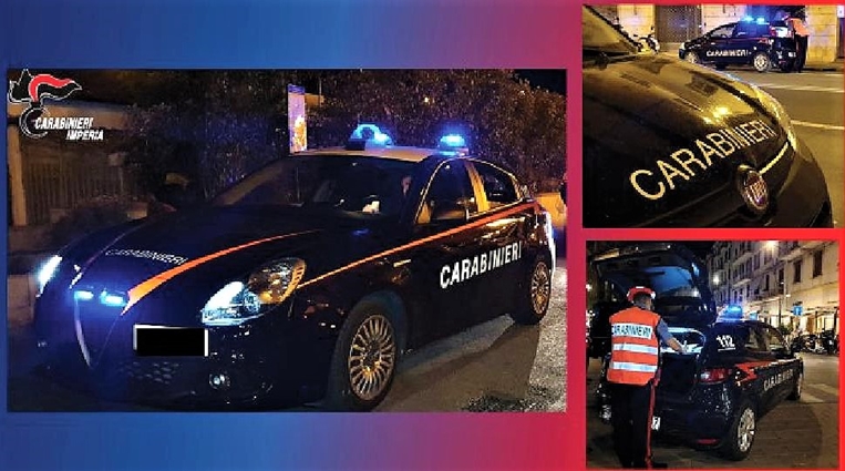 Movida Sanremo. Controlli notturni dei carabinieri: 103 persone controllate, un arresto e due denunce