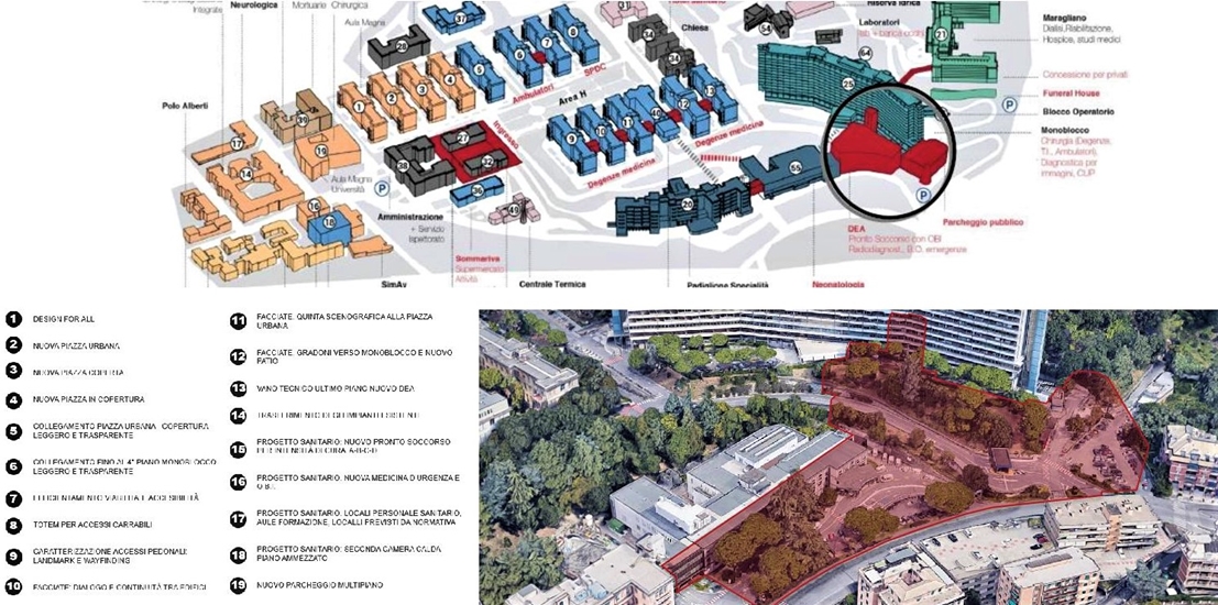 Policlinico San Martino. Questo il nuovo pronto soccorso, 13.000mq di costruzione