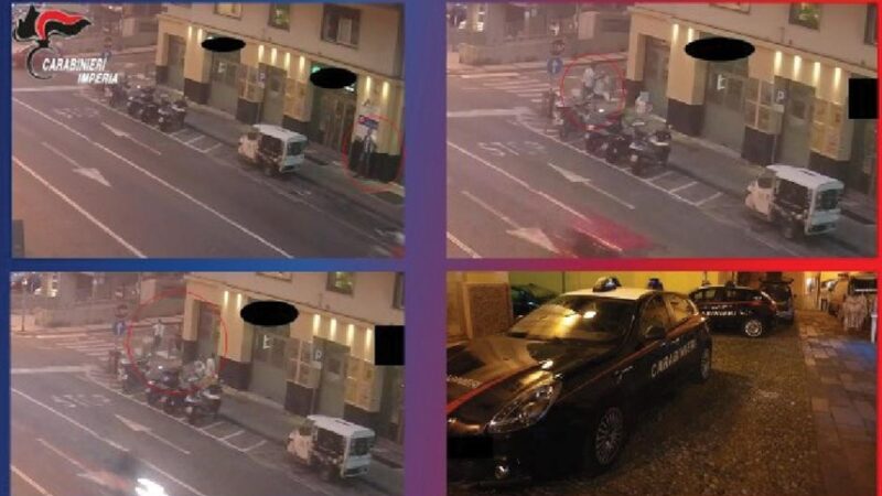 Rapina in centro a Sanremo: fermato dai carabinieri un 26enne