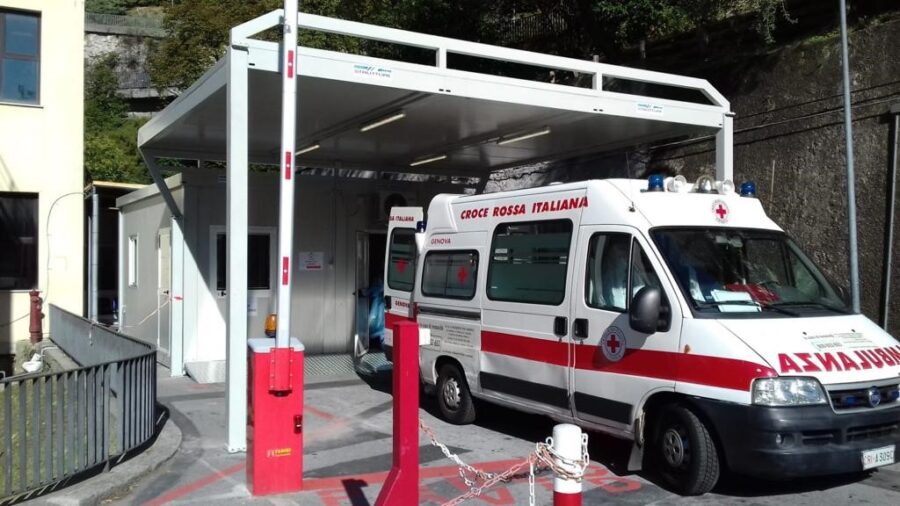 Ospedale San Martino. Terminati i lavori del nuovo punto di triage respiratorio