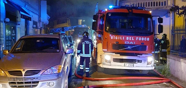 Intervento Vigili del Fuoco per incendio abitazione La Spezia