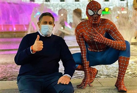 Dopo Mattarella anche Toti premia Spiderman Mattia Villardita