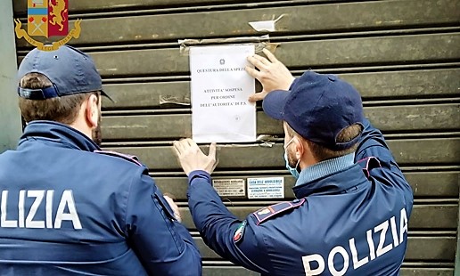 In 10 nel locale, la Polizia di Spezia lo chiude 5 giorni