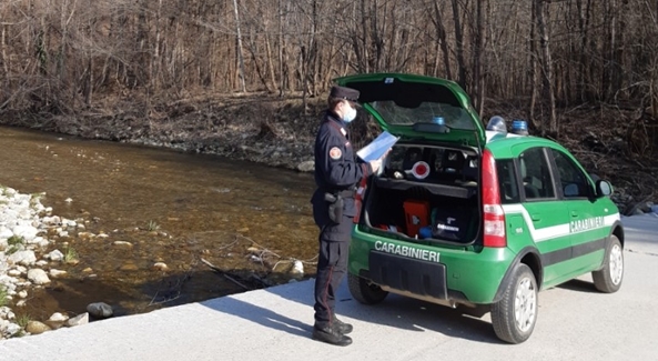 Carabinieri Forestale controllano i fiumi entroterra Savona