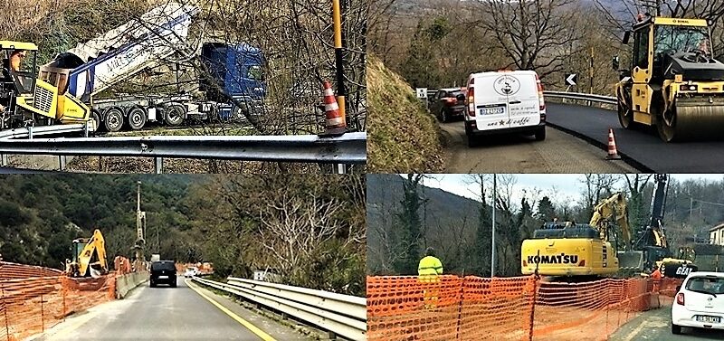 SS334 del Sassello e Milano-Sanremo lavori rapidi