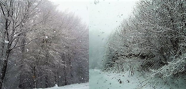 Continua a nevicare sui monti di Sassello