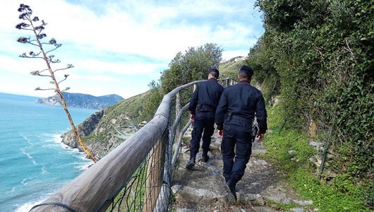 Cinque Terre, carabinieri pronti per i controlli pasquali