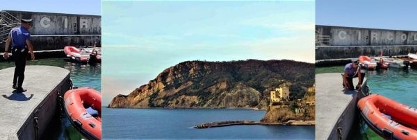 Soccorse via mare due sorelle milanesi, una ferita, nelle Cinque Terre