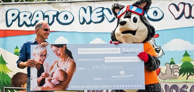 Dai turisti di Prato Nevoso un dono di 50mila euro per i bimbi del Gaslini