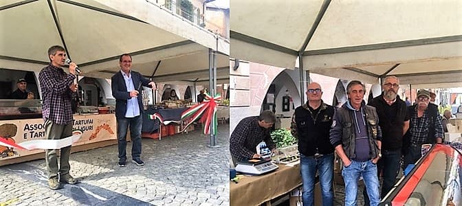 Picalli con la prima grattata apre la Festa nazionale del tartufo Val Bormida