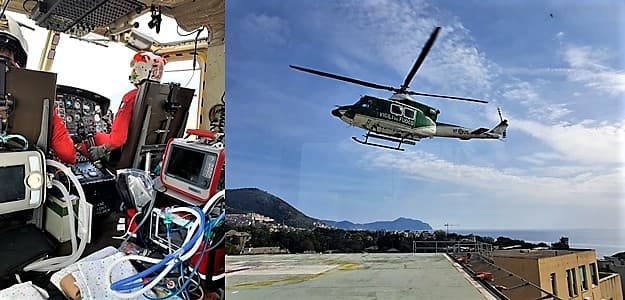 Bimba di un anno da Monza al Gaslini per grave insufficienza respiratoria