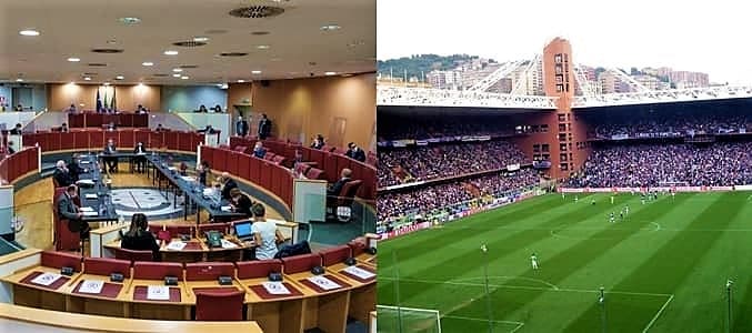 Discussione di 13 ore in Regione per 210mila euro a Genoa Sampdoria Spezia