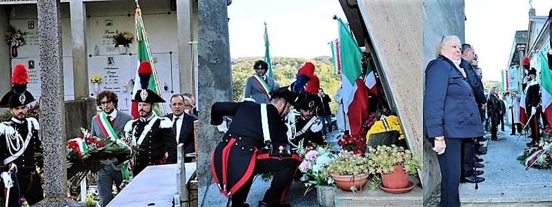 Stella, corona sulla tomba del Presidente Sandro Pertini
