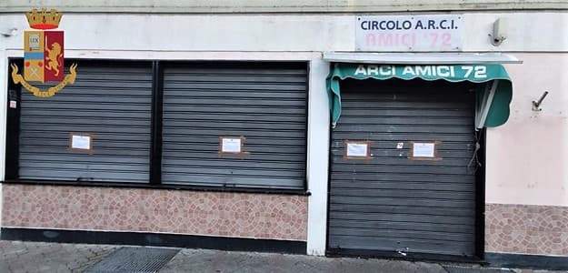 Questore Genova chiude il circolo Arci Amici 72 di via Borzoli per rissa