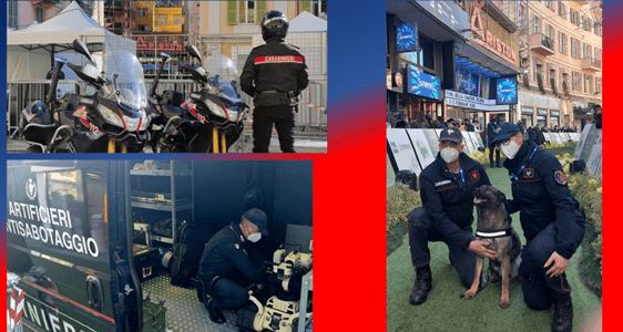 Carabinieri Sanremo, non solo Festival ma anche arresti