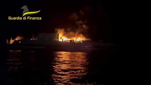 Incendio traghetto Corfù, tutte salve le 277 persone, anche liguri a bordo