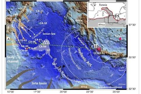 Una al giorno. Mega tsunami nel Mediterraneo fino a 40 mila anni fa