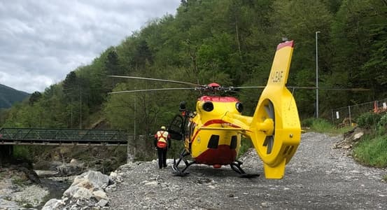 Disgrazia a Molini di Triora, cade un biker e muore al Santa Corona