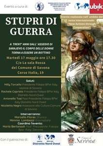 Fidapa Savona Stupri di guerra convegno