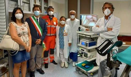 Donazione a Urologia Savona dalla Croce Bianca di Spotorno