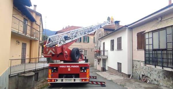 Interventi dei Vigili del fuoco a Sassello, Dego, Piana e Calizzano