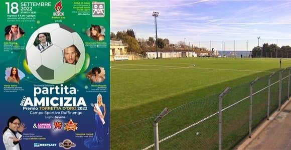 Savona, Partita Amicizia a favore Aias, Torretta d’Oro a Torricelli