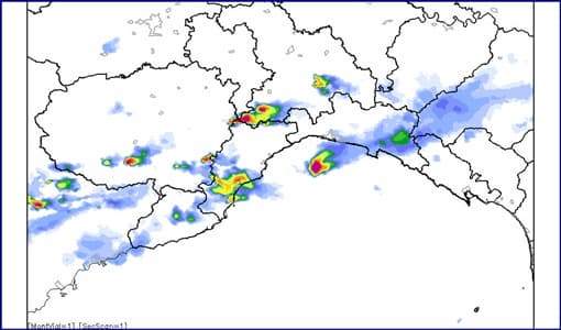 Situazione maltempo in Liguria con allerta gialla spostata alle 24