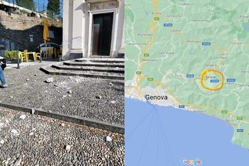 Terremoto scossa 4.2 in Liguria, epicentro a Bargagli (Genova)