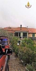 Incendio 1 via dell’Olmo a Genova