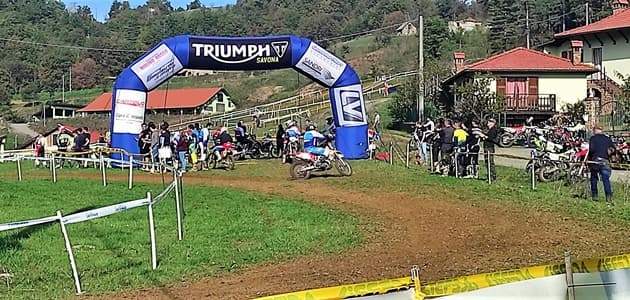 Sassello, prova di 50 moto Enduro ad Albergare