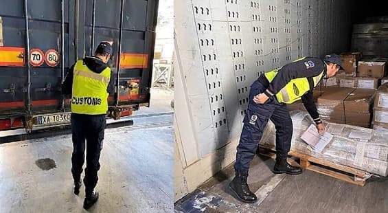 Bloccate 24 tonnellate di cuoi e pelli alle Dogane di Sampierdarena