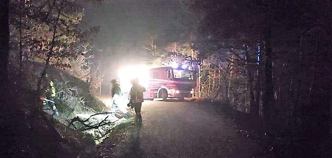 Grosso incendio ai Fogli di Ponzone, intervento della squadra di Sassello