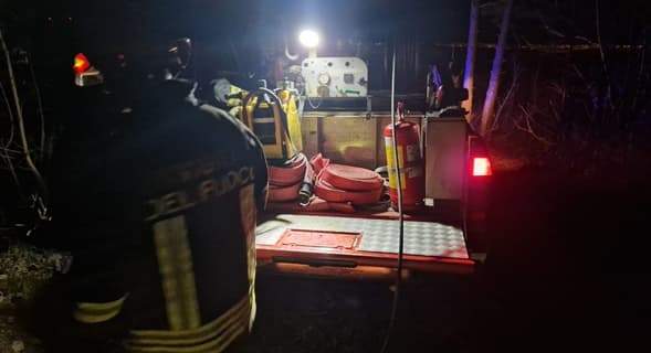 Trasferta fuori regione per i Vigili del fuoco di Sassello, incendio a Bagnasco