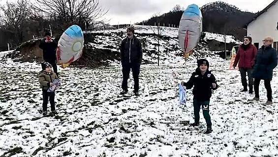 Palloncino da Sassello al Circolo Polare, da Babbo Natale a Filippo