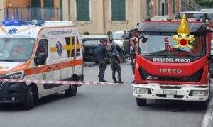 Genova incidente in via San Bartolomeo del Fossato