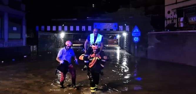Maltempo, nessun danno nella Valle Erro e Orba, colpito il genovesato – VIDEO soccorsi