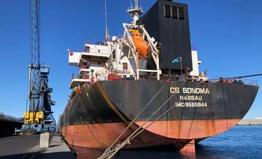 Ancora una nave prigioniera in porto a Savona, 5^ da inizio anno