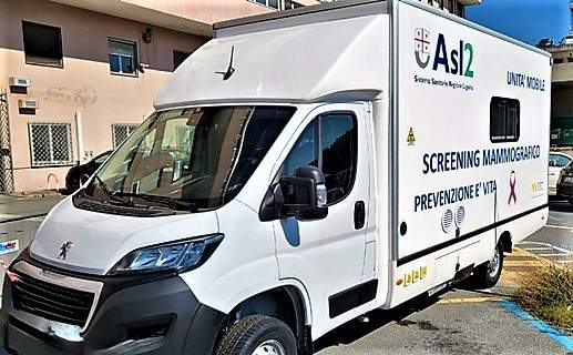 Asl2 Savona riceve un Ambulatorio Mobile Mammografico per i 69 comuni della provincia